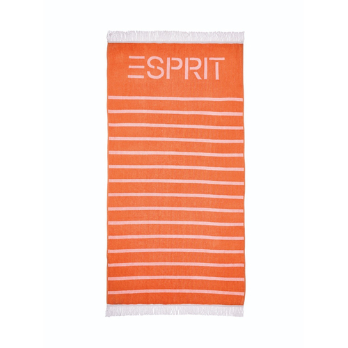 ESPRIT Piha Cotton 400 GSM Beach/Pool Towel Melon