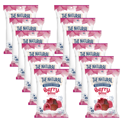 12pc The Natural Confectionery Co. Berry Bliss 180g