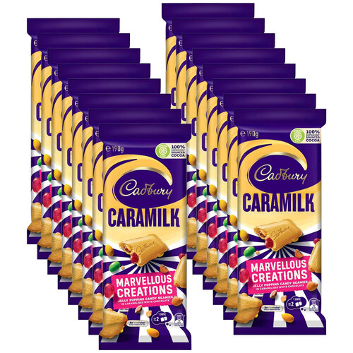 16pc Cadbury Caramilk 190g Chocolate Confectionery