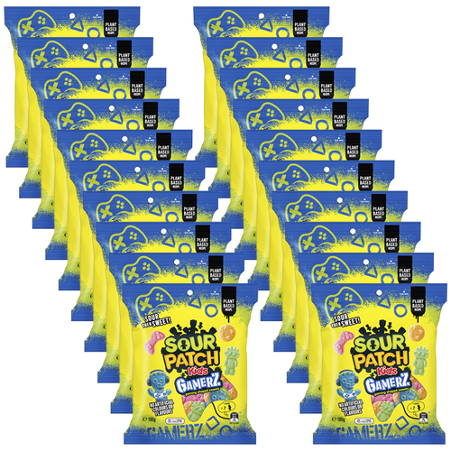 20pc Sour Patch Kids gamerz 190g Sweets Confectionery