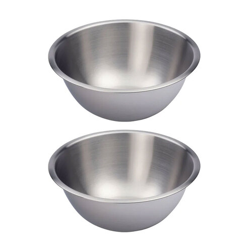 2PK Eterna Satin Stainless Steel Mixing Bowl 24cm/2.8L