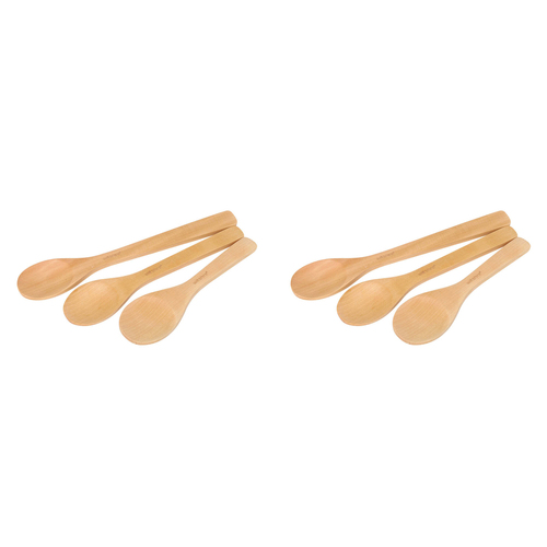 2 x 3pc Wiltshire Durable Wooden Spoons Kitchen Utensil Set