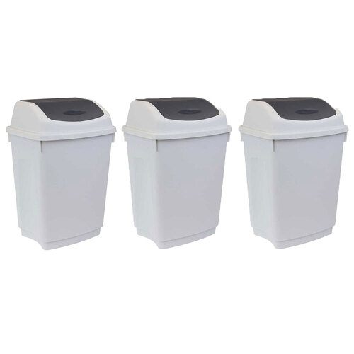 3PK Boxsweden Swing Bin 12L