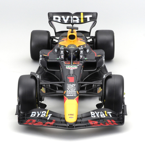 Bburago 1:24 2023 F-1 Red Bull Racing RB-19 No.1 Verstappen Champion in Showcase Diecast Model 14+