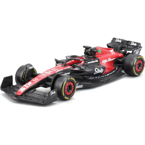 Bburago 1:43 2023 F-1 Alfa Romeo Orlen C43 No.77 Bottas WB Diecast Model 3+