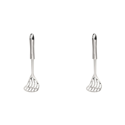 2PK Wiltshire Industrial Kitchen Utensil Stainless Steel Potato Masher