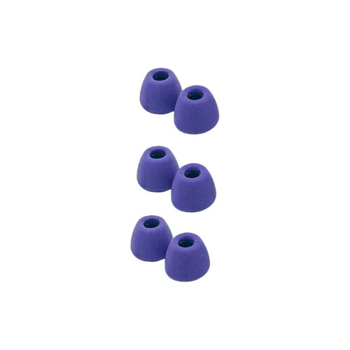 3 Pairs of Lilac Foam Earbud Tips for Apple Airpods Pro Medium