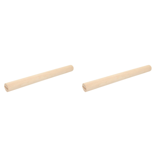 2PK Wiltshire Durable Beechwood Lightweight French Rolling Pin