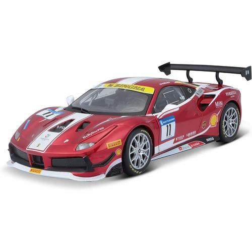 Bburago 1:24 Ferrari 488 Challenge No.11 Formula Racing 3+