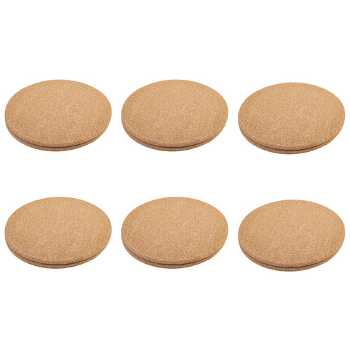 6x 2pc Appetito Round Cork Trivets 20cm Dia. Home Kitchen Cooking