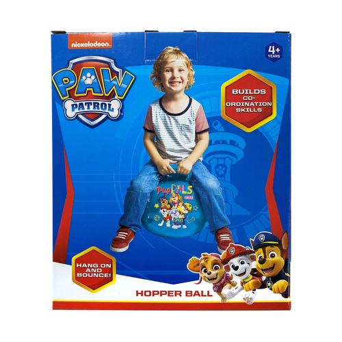 Paw Patrol Kids/Children Vinyl 38cm Hopper Ball Ride-on Toy Blue 4y+ 