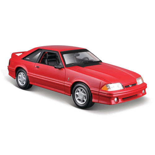 Maisto 1993 Ford Mustang SVT Cobra Diecast Display Model Red 1:24 3+