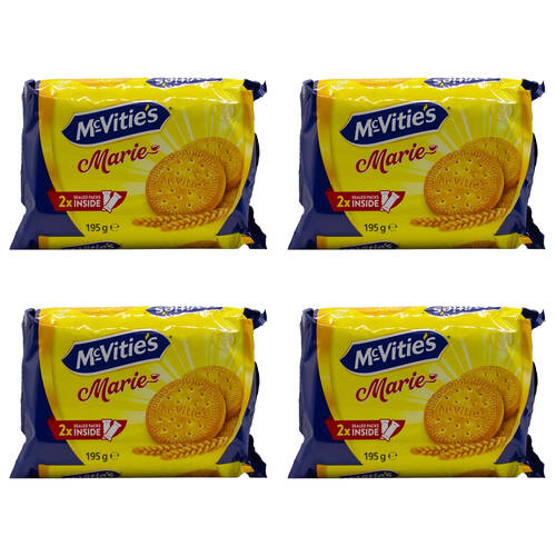 16PK Mcvities 195G Marie Tea/Coffee Biscuits Sealed Packs