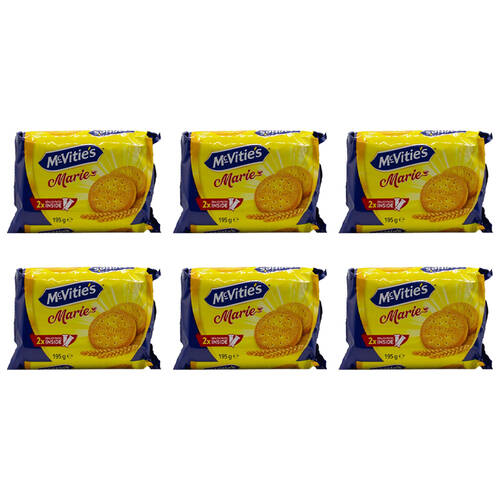 32PK Mcvities 195G Marie Tea/Coffee Biscuits Sealed Packs