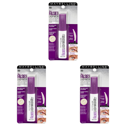 3PK Maybelline 10ml The Falsies Lash Mask Overnight Conditioning 190 