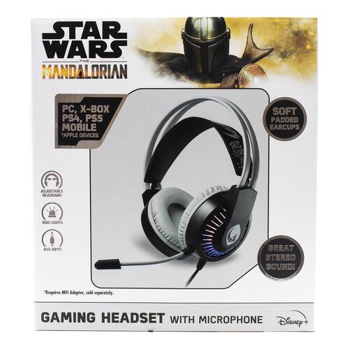 Star Wars The Mandalorian Gaming Headset w/ Microphone