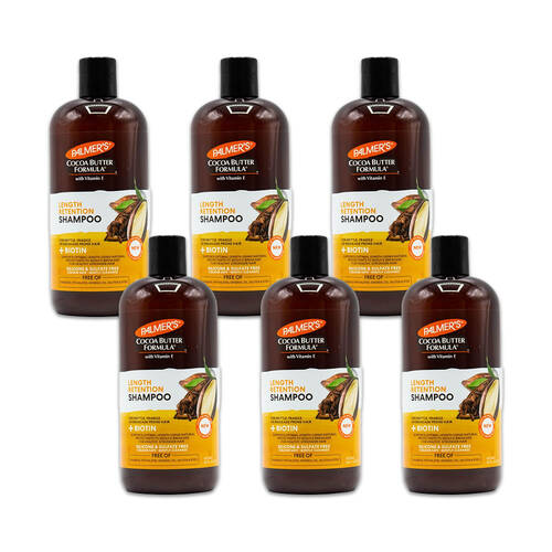 6PK Palmers 473ml Shampoo Length & Retention w/ Vitamin E