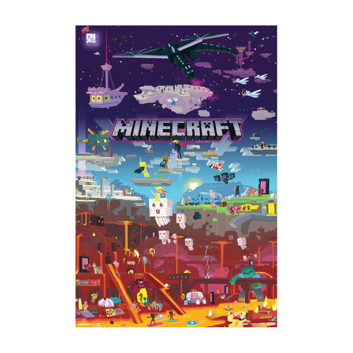 Impact Merch Minecraft World Beyond Regular Sized Poster 92x61cm