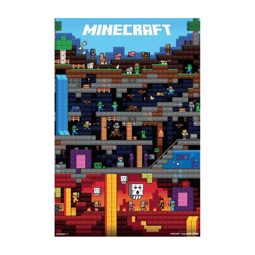 Impact Merch Minecraft Worldly Regular Sized Poster 92x61cm