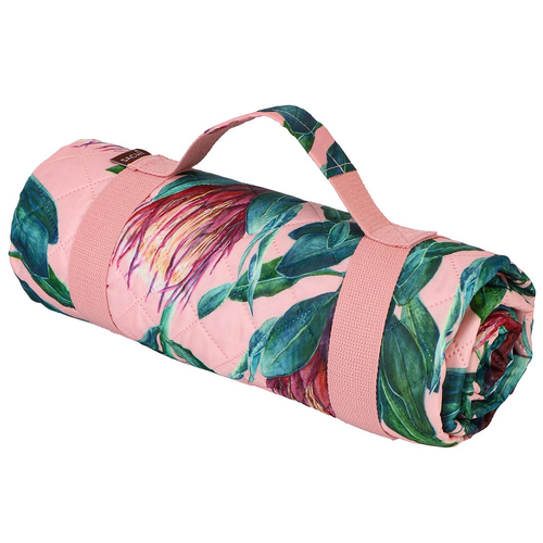 Sachi Reusable Picnic Rug 175x142cm Outdoor Mat - Protea