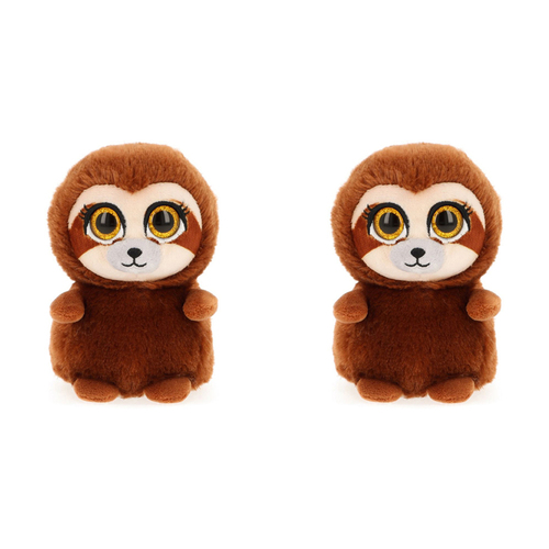 2PK Motsu 14cm Sloth Stuffed Animal Plush Kids/Children Soft Toy