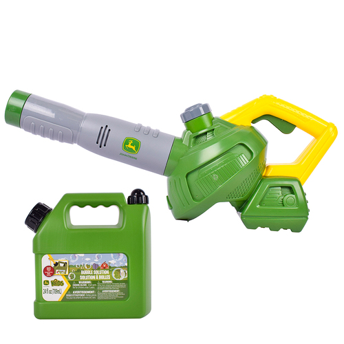 John Deere Bubble Leaf Blower & Bubble Refill Gas Can 700ml 3Y+