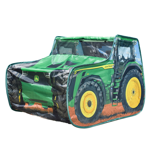 John Deere Life-Size Kids/Childrens Pop-Up Tractor Tent 3Y+