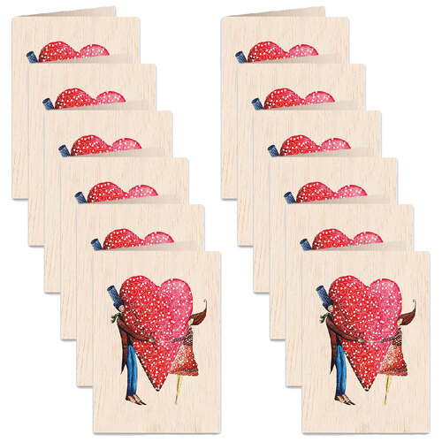 12PK Cozywood Wooden Greeting Card 11x16cm - So Good to Have You