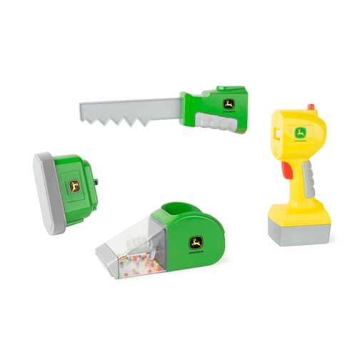 John Deere Kids/Childrens 3-in-1 Power Tool Toy Set 3Y+