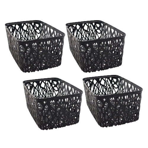 4PK Boxsweden Vin Storage Basket 28.5X17X12cm Assorted