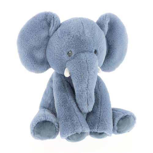 Keeleco Baby 25cm Elephant Soft Animal Plush Kids Toy - Blue