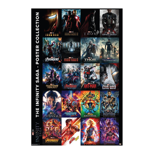 Impact Merch Infinity War Saga Movie Regular Sized Poster 92x61cm