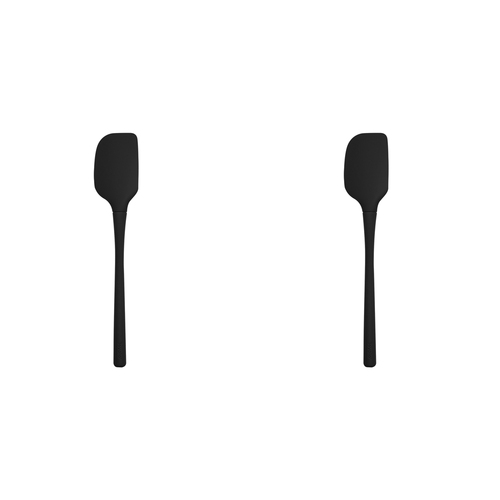 2PK Tovolo Flex-Core All Silicone Nylon Spatula - Black