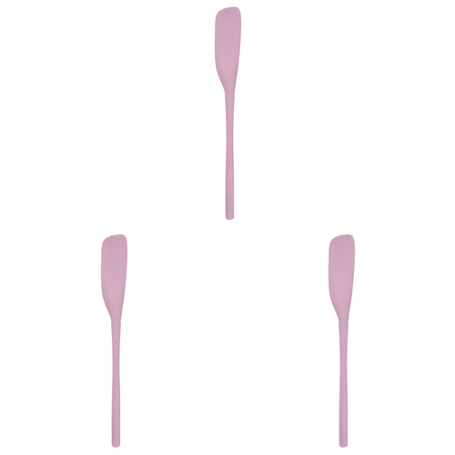 3PK Tovolo Flex-Core All Silicone/Nylon Jar Scraper Utensil - Pink Sorbet