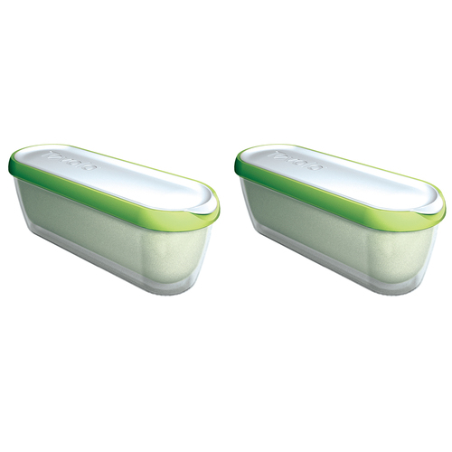 2PK Tovolo Glide-A-Scoop 1.4L Ice Cream Tub - Pistachio Green