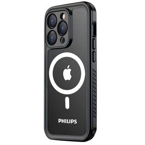 Philips Waterproof MagSafe Phone Case Drop Protection For iPhone 14 Pro BLK