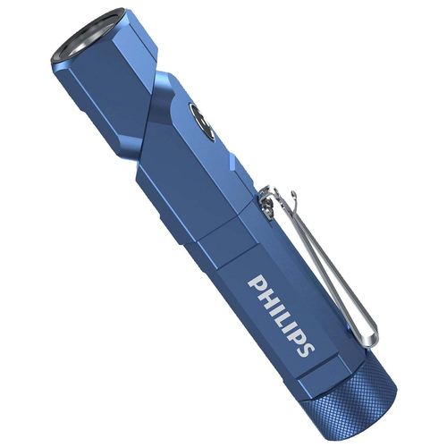 Philips SFL5806B Rechargable 1000LM 2200mAh Flashlight Blue