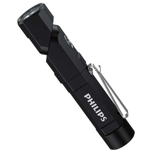 Philips SFL5806BL Rechargable 1000LM 2200mAh Flashlight Black