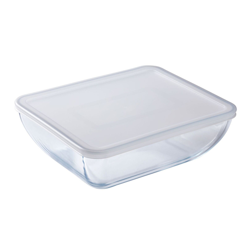 O Cuisine Rectangular 2.25L/25cm Glass Storage Dish - Clear