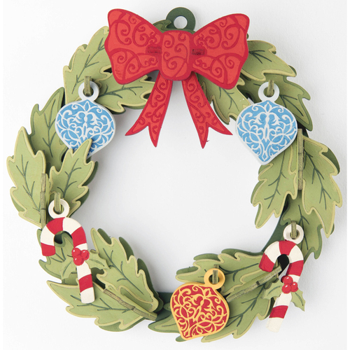 Insight Editions Incredibuilds Christmas Holiday Collection Wreath 9y+