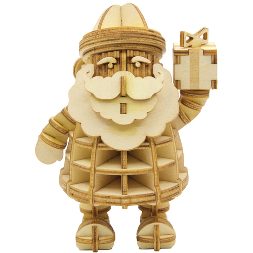 Insight Editions Incredibuilds Christmas Collection Santa 3D Wood Model