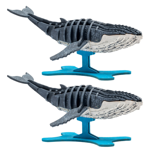 2PK Insight Editions Incredibuilds Humpback Whale 3D Wood Model 9y+