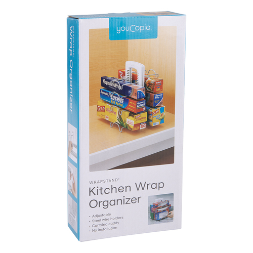 Youcopia Wrapstand Wrap & Bag Pantry Storage Caddy 29x14x6cm