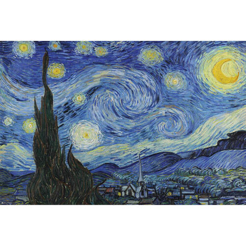 Impact Merch Van Gogh The Starry Night Poster 91.5x61cm Home/Room Decor