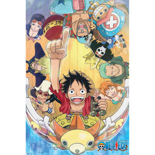 One Piece Deck Poster 91.5x61cm Kids Room Display Decor