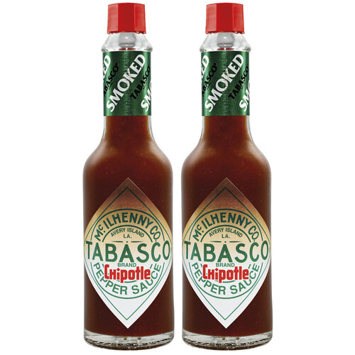 2x Tabasco Smoked Chipotle Pepper Sauce 60ml