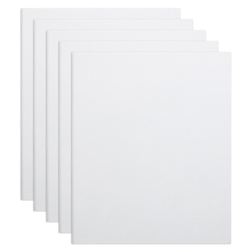 5PK Marbig PE/Linen 2 D-Ring 25mm A4 Binder File Organiser - White