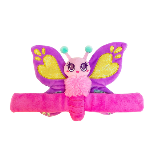 Love Ems Butterfly Wearable Soft Animal Slap Band Plush Toy