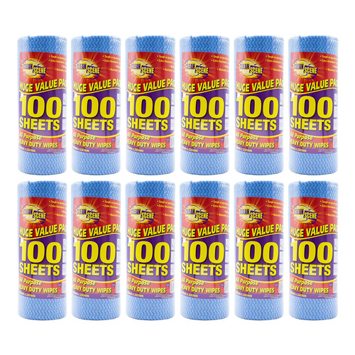 1200pc Clean Scene Perforated Wipes On Dispenser Roll 30x33cm