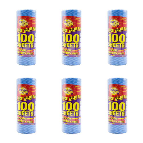 600pc Clean Scene Perforated Wipes On Dispenser Roll 30x33cm